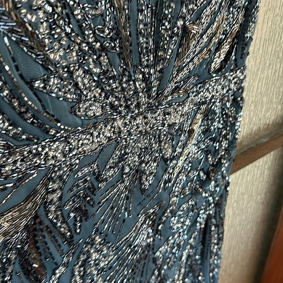 Mac Duggal beaded Cap sleeve gown size 12. NEW $598 sold out - Picture 11 of 17